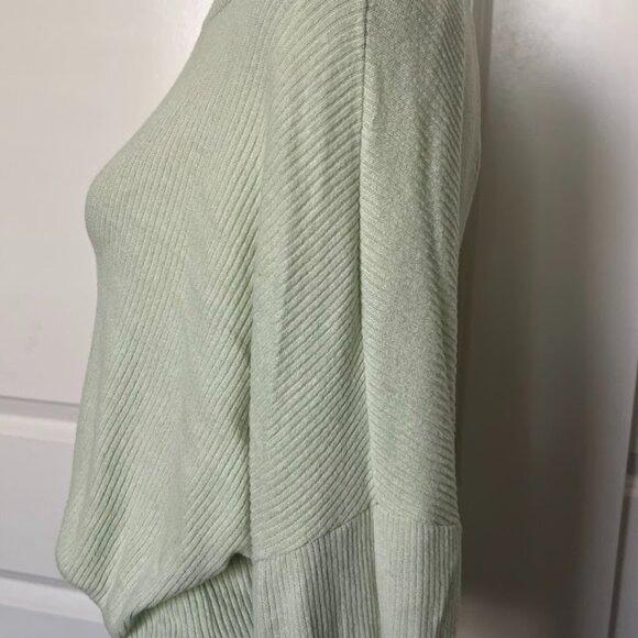 Freshman 1996 Mint Green Ribbed Long Sleeve Sweater Top Shirt Size Small - Picture 6 of 11
